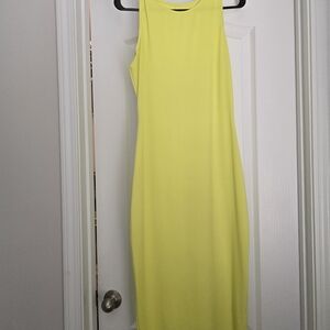 Sleeveless Yellow Dress